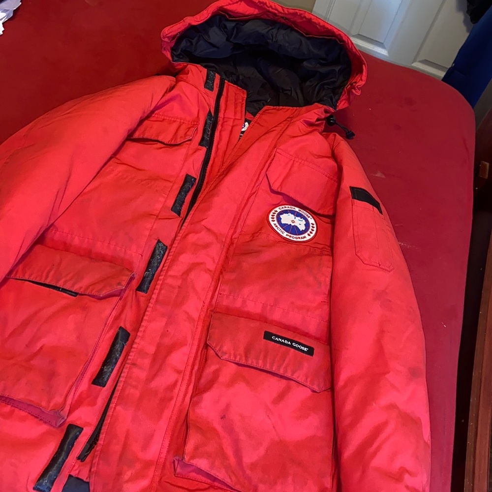Canada Goose Winter Red Jacket